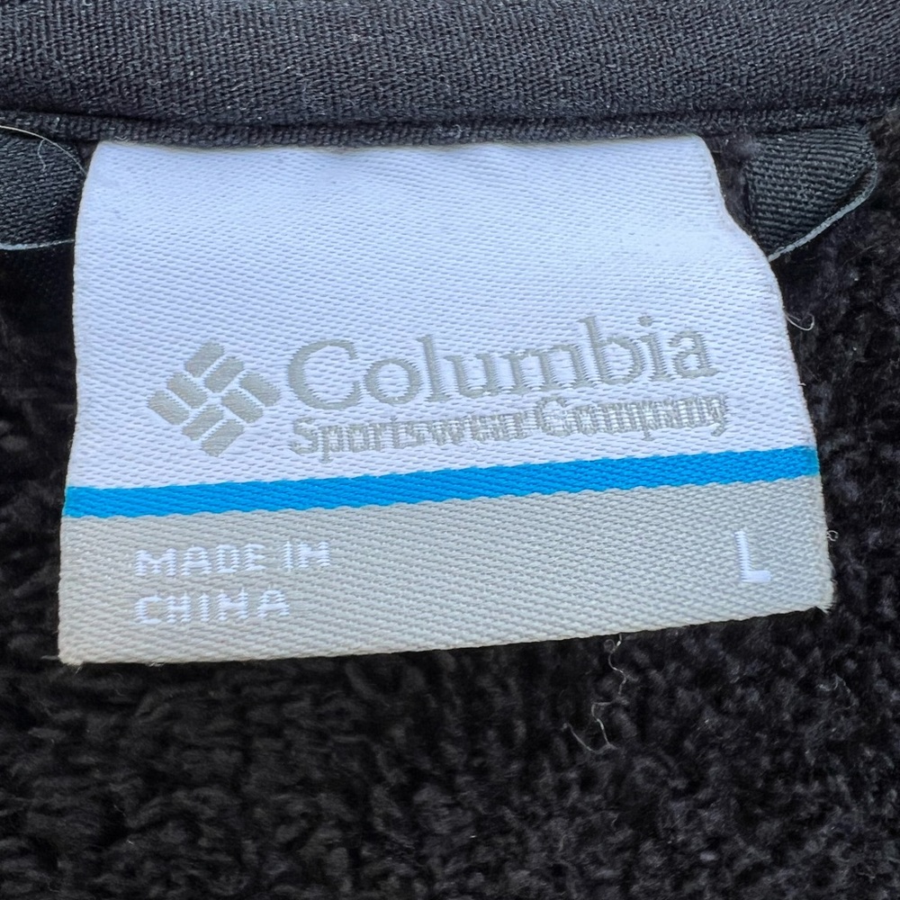 Columbia Fleece and Fur Full Zip Sweatshirt Coat size Large - Picture 5 of 9